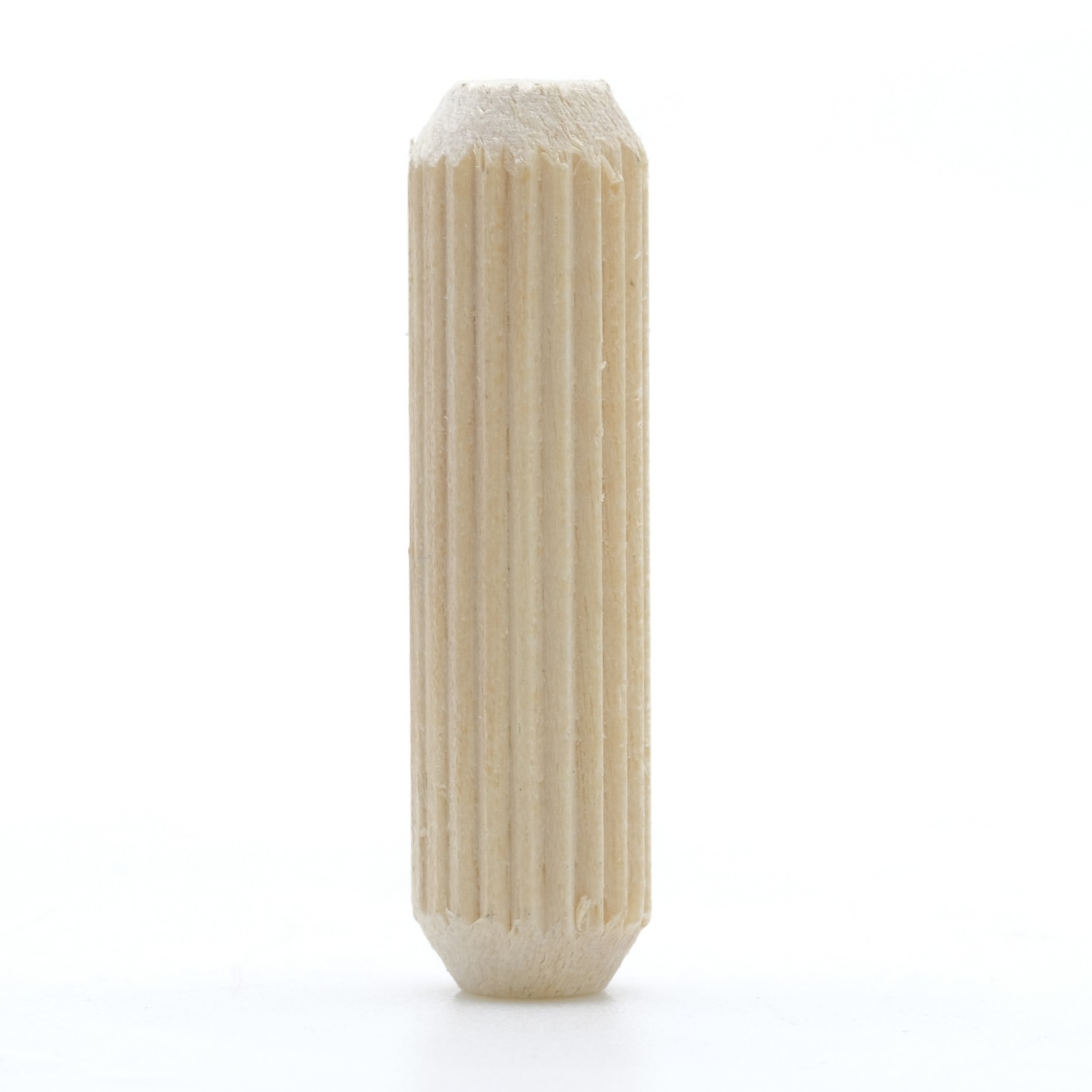 8 x 30mm Wooden Dowels - Fluted Birch Wood - Kiln Dried (Pack of 24)