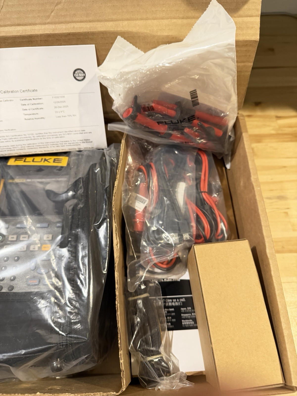 FLUKE 754 DOCUMENTING PROCESS CALIBRATOR (CALIBRATED 2025-2026 NEW SEALED