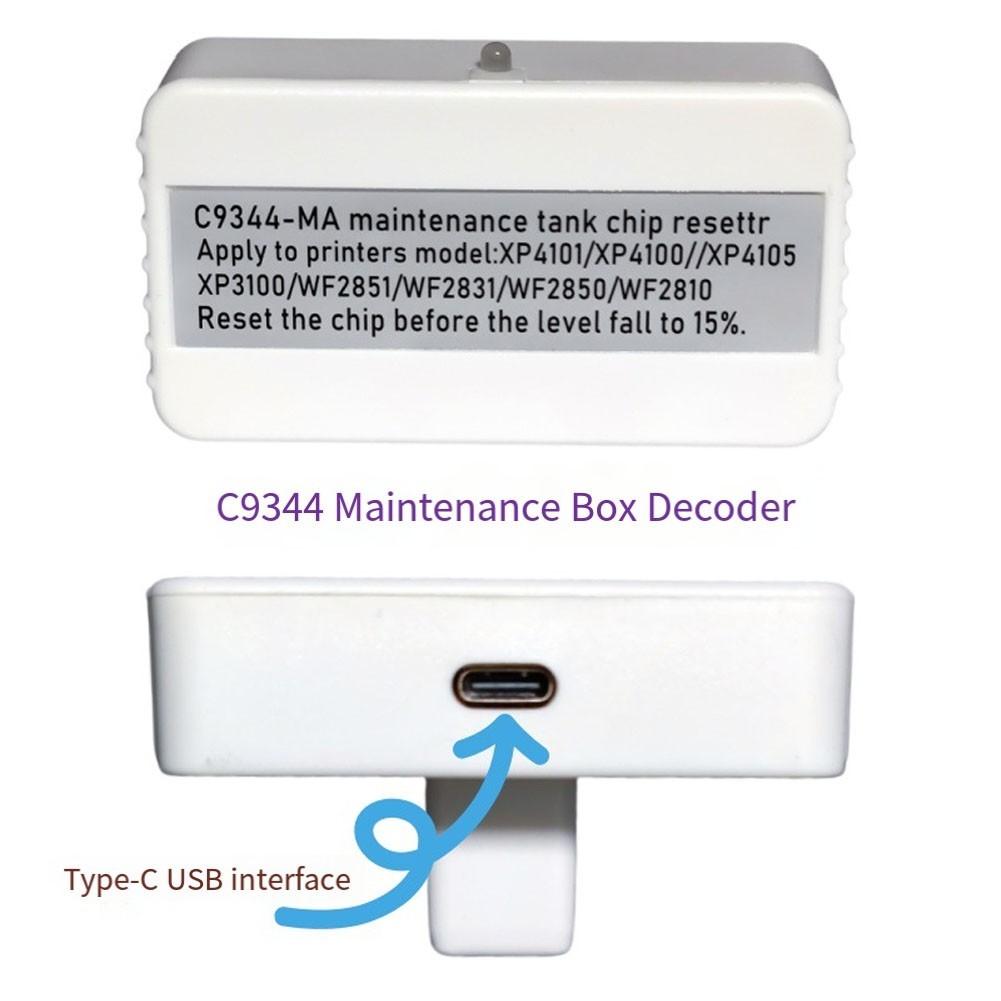 1pc Compatible Resetter For Maintenance Box C9344 For WF2851 WF2850 XP4105 New