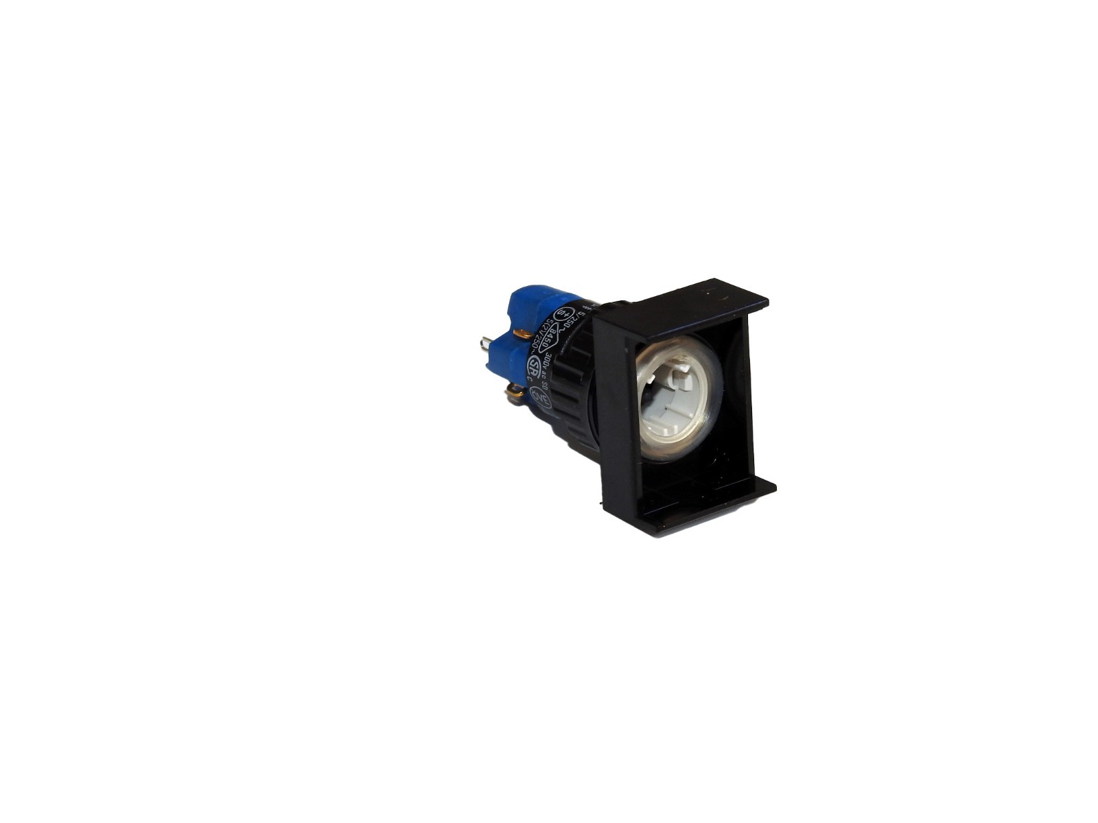 EAO 51.121-025, Momentary Illuminated Rectangular Pushbutton, 1NO/1NC panel mnt