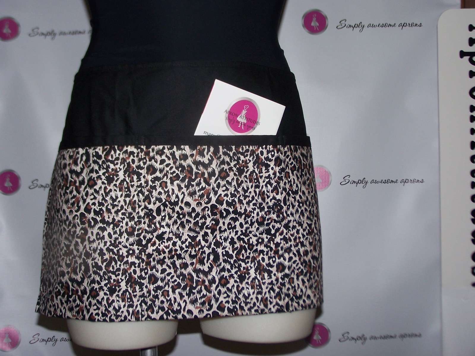 3 pocket waist aprons for servers assorted prints from solid to assorted prints