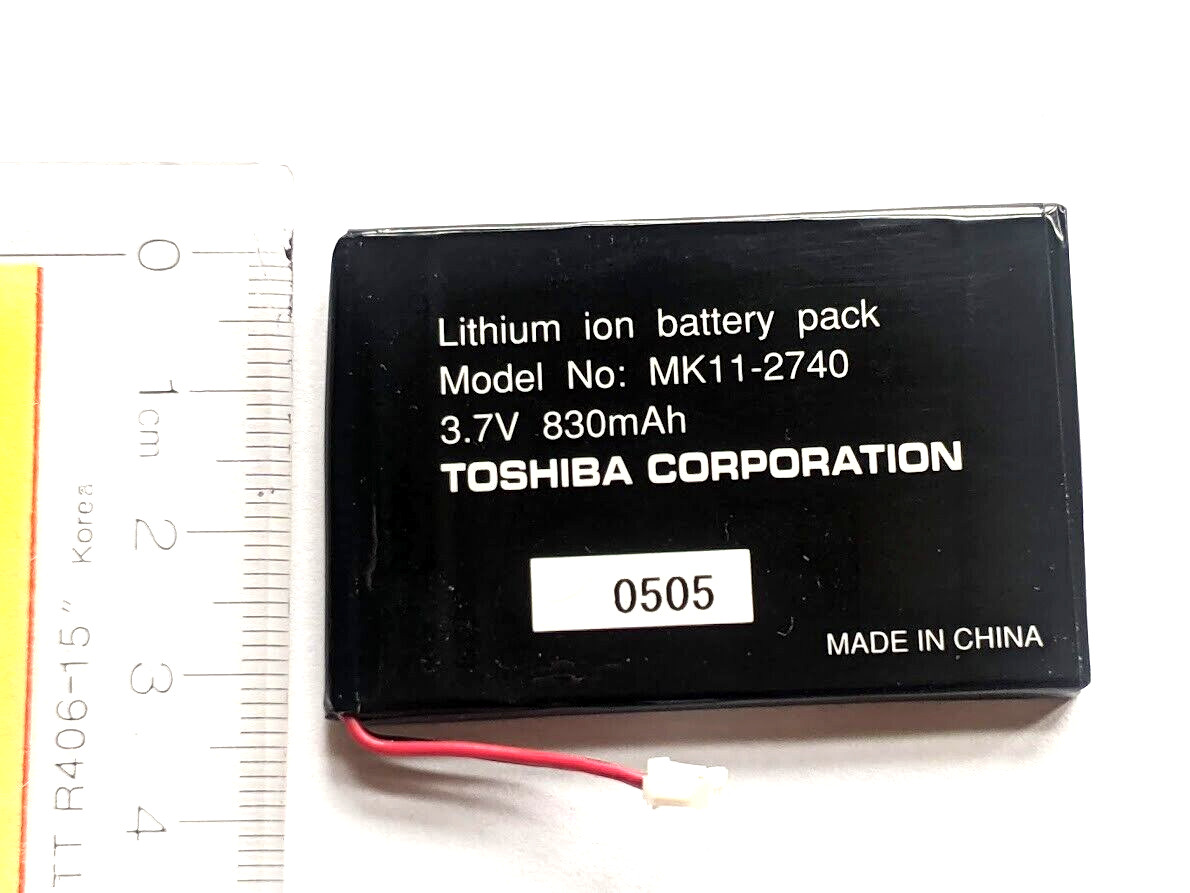 2 x Original Toshiba Gigabeat F60/F40/F20/F10 New Battery MK11-2740 3.7V~830mAh