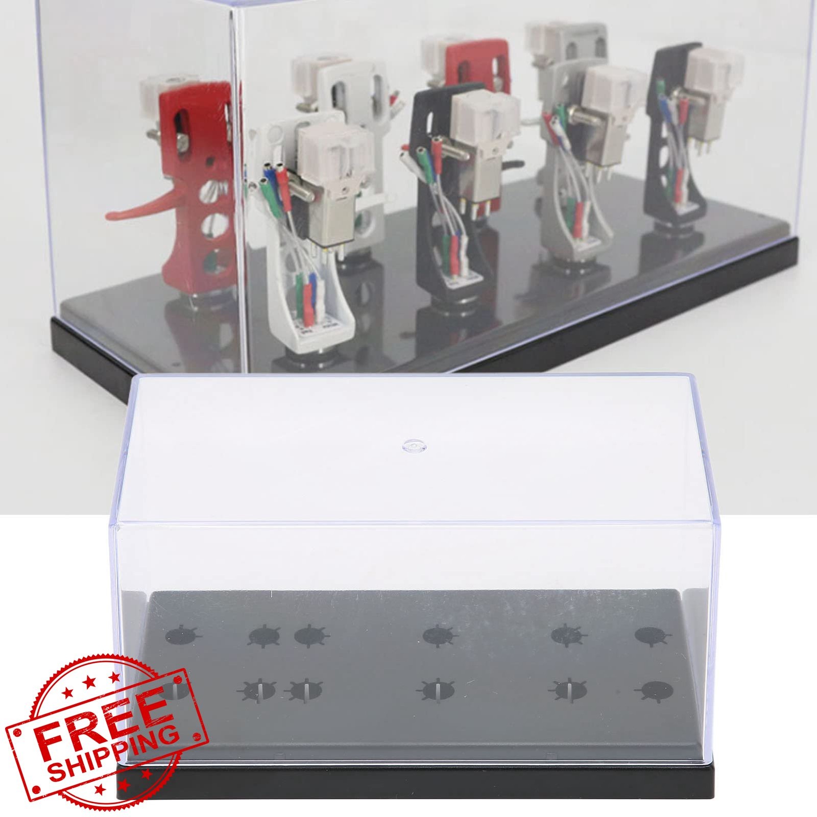Phono Headshell Cartridge Keeper Storage Box Display Stand