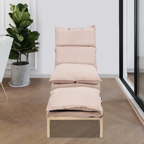 Lounge Chair, Single Lazy Sofa Leisure Balcony Adjustable Recliner USA