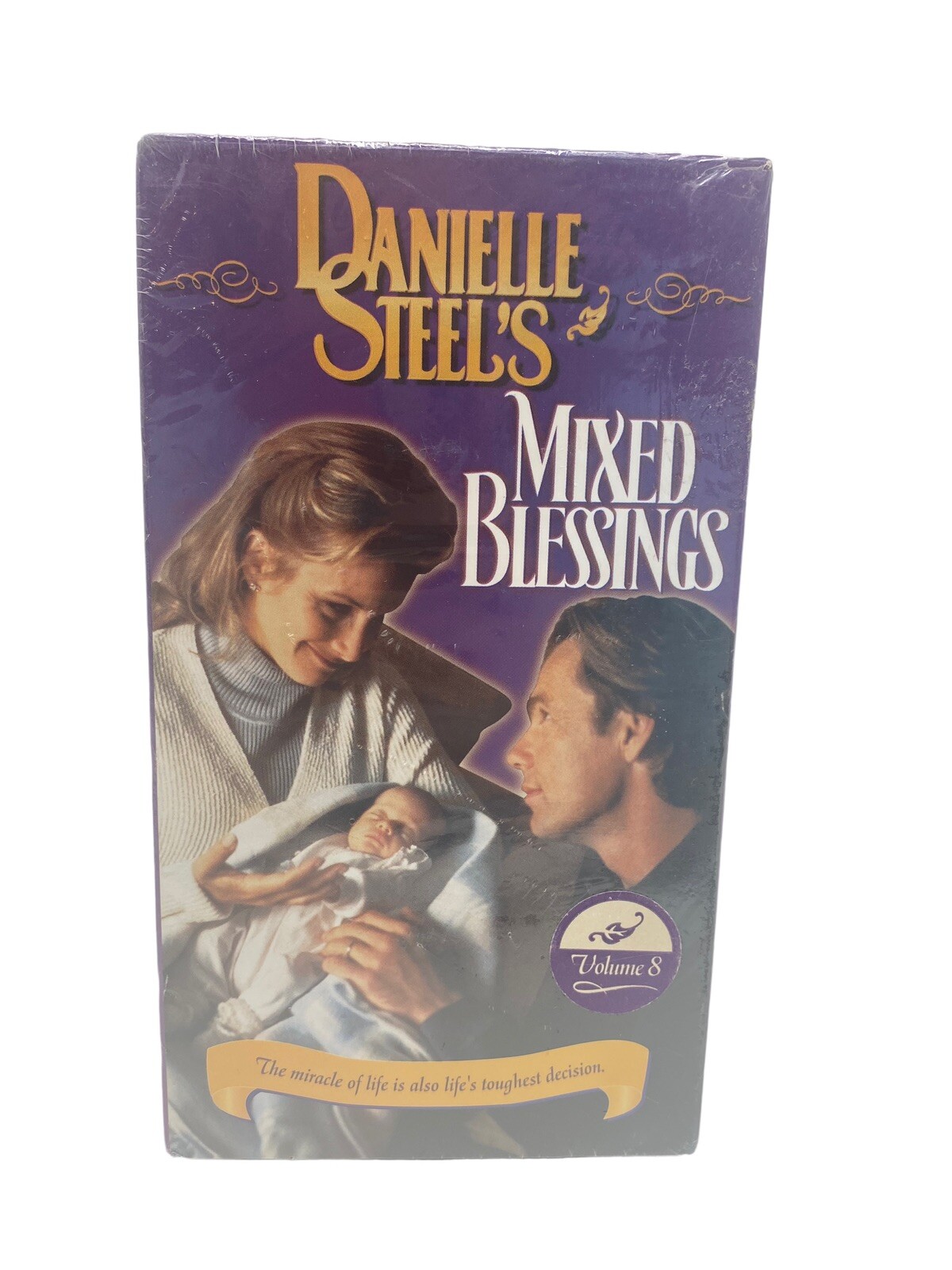 Danielle Steel's Mixed Blessings VHS Volume 8 Bess Armstrong Scott Baio