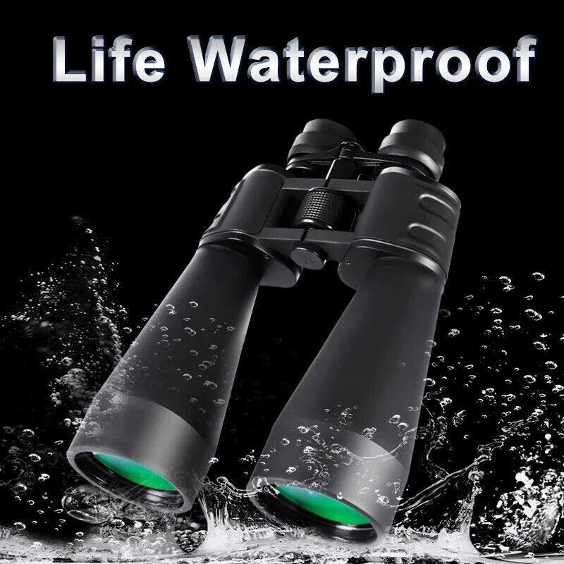 New 10-380x100 Powerful Binoculars Long Range Zoom HD BAK4 High Magnification
