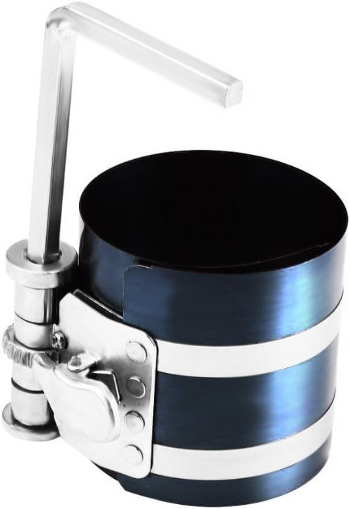 3 inch Piston Ring Compressor Tool, Adjustable Ratchet Piston Installation Tool