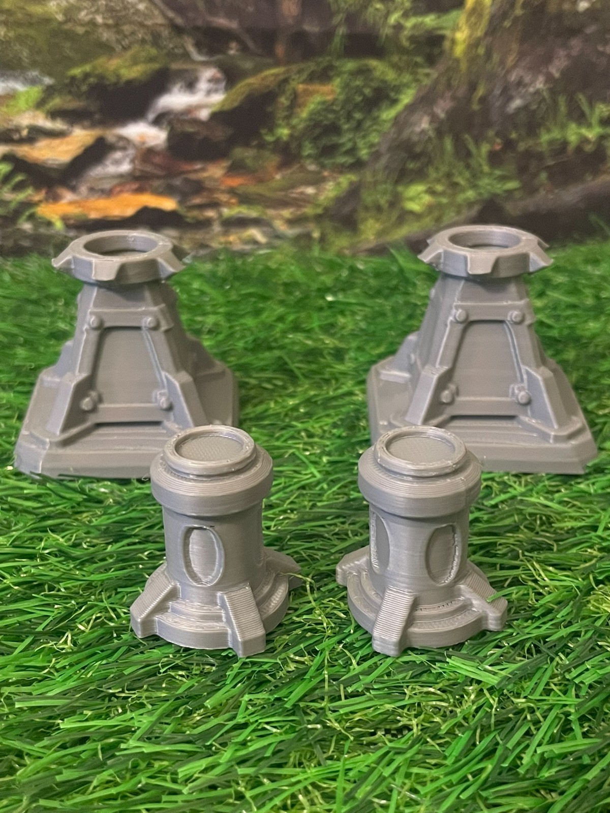 Warhammer DnD Compatible Terrain BUNDLE Grey Unpainted