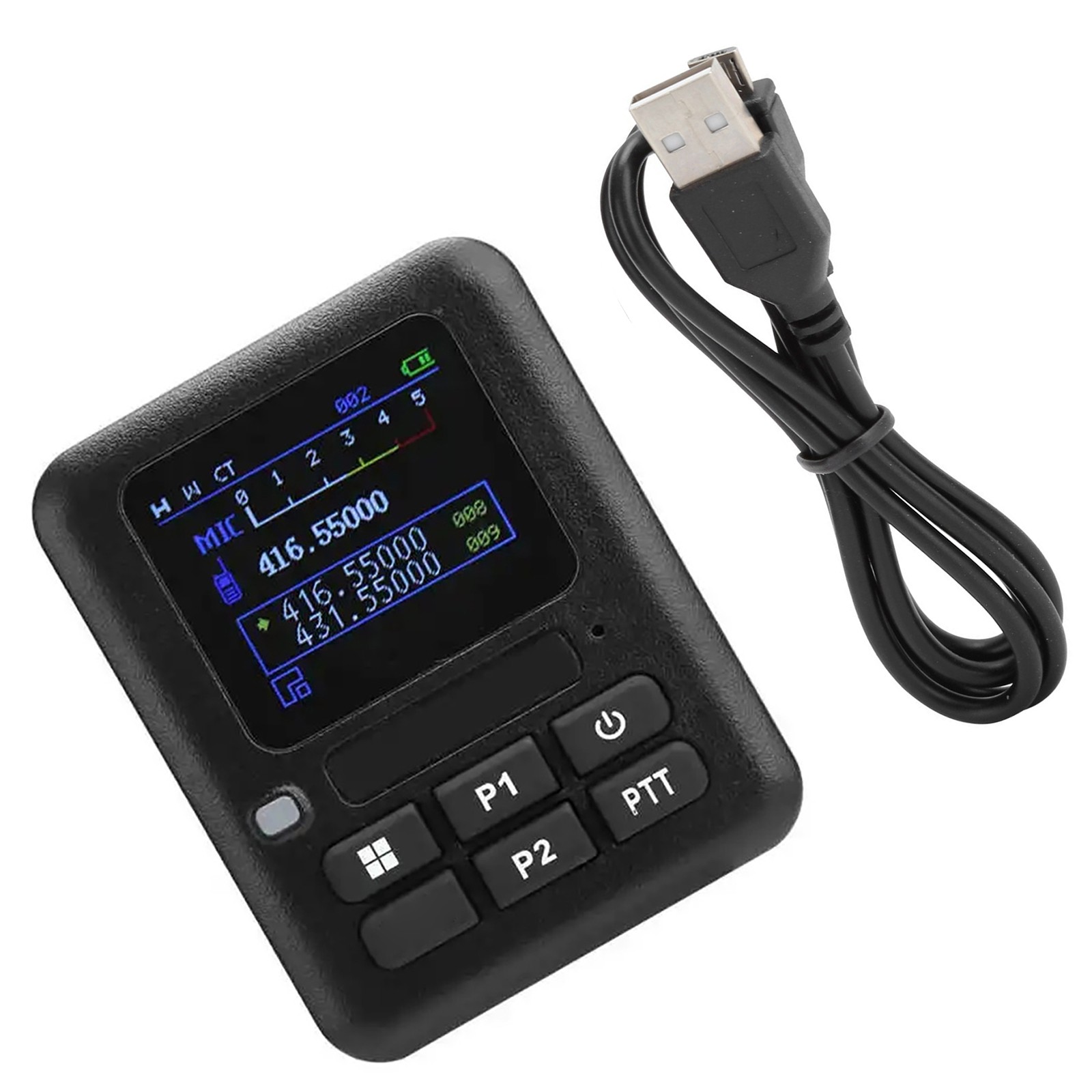 New Walkie-talkie Small Decoder Mini Radio Frequency Meter Automatic Measuring