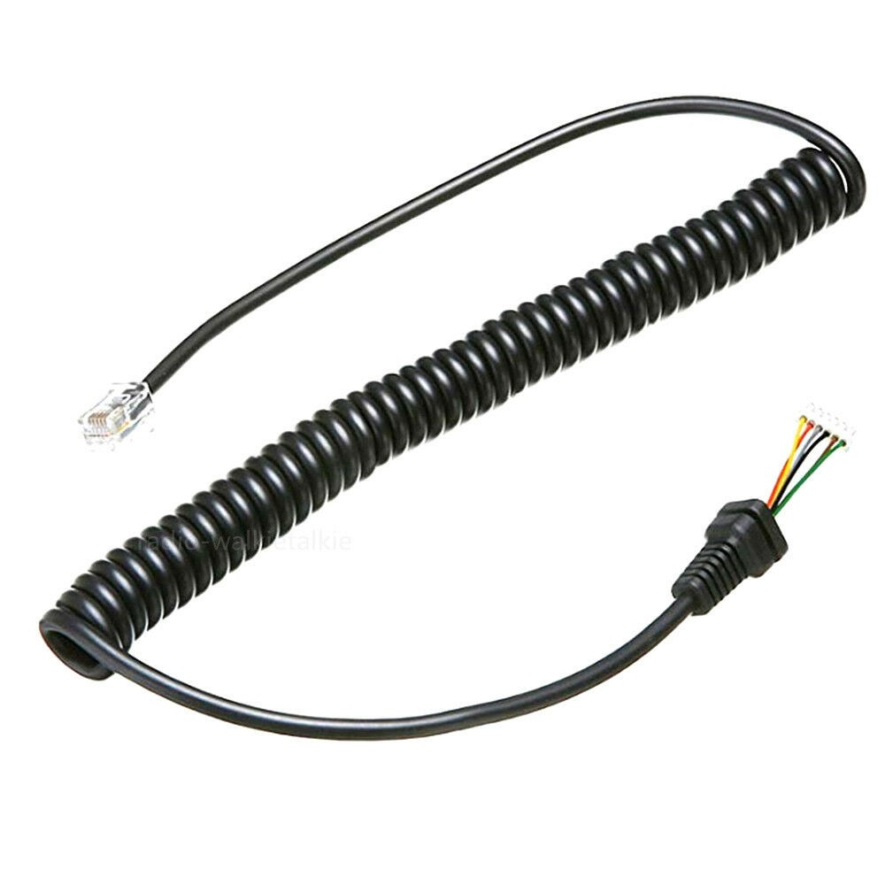 1M 6 pin ABS+Metal Microphone Cable Cord Wire For Yaesu MH-48A6J MH-42B6J b
