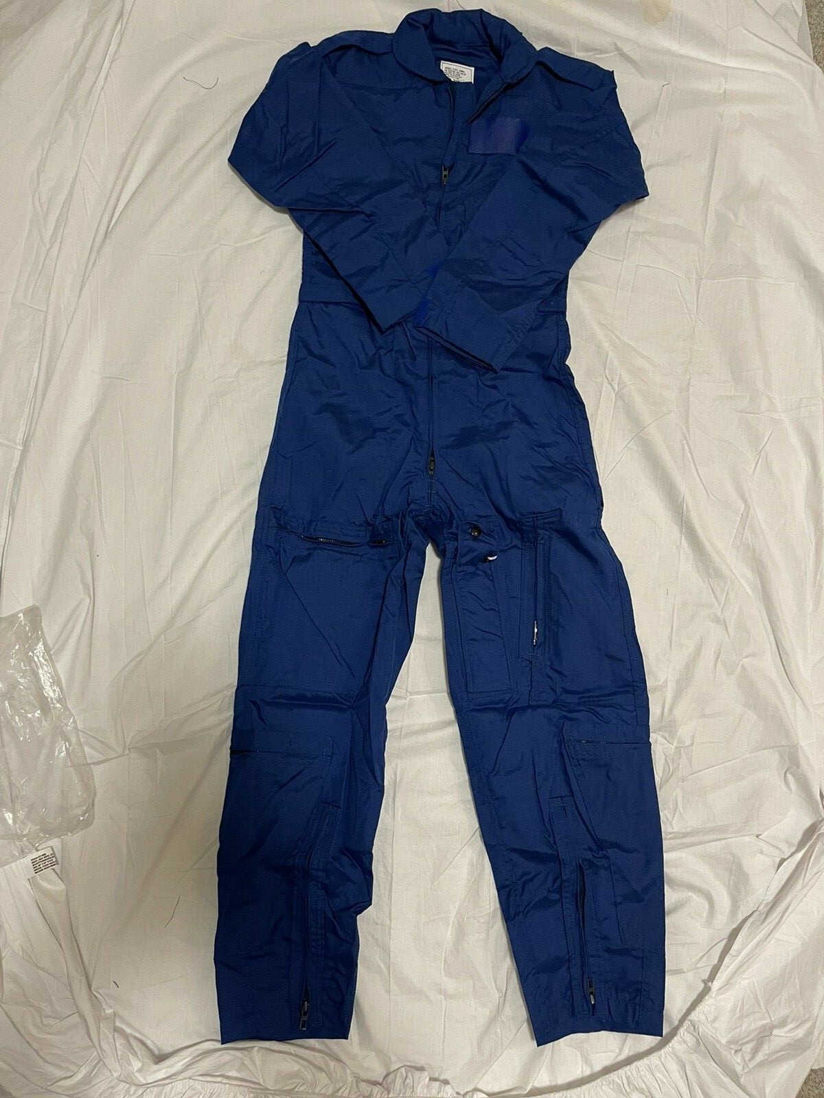 USAF Flyers Coverall ,Fire Resistant Aramid CWU-73P Blue size 32Short Youth Size