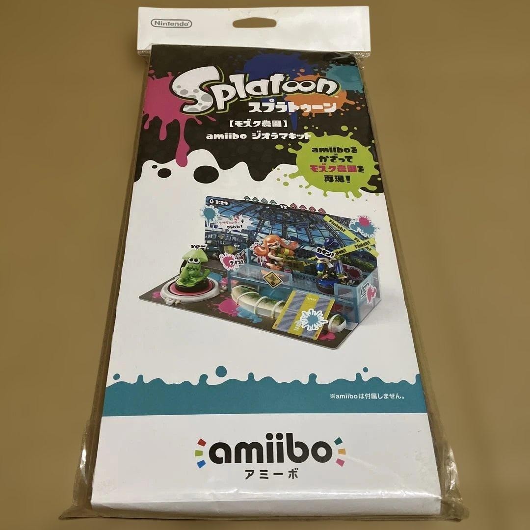 Nintendo Splatoon Amiibo Diorama Kit Mozuku Farm Stage Figure Japan New