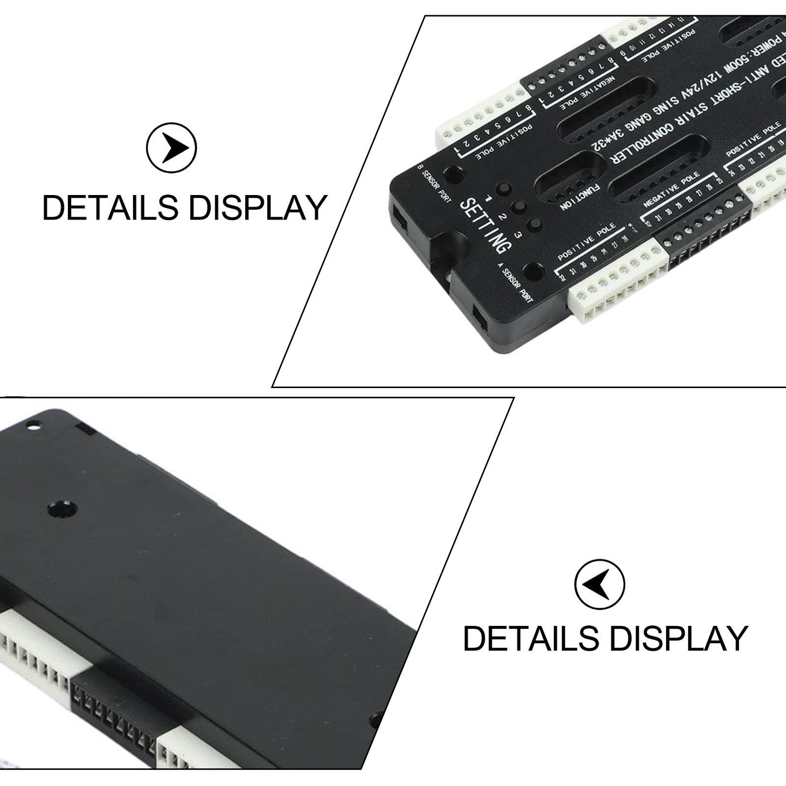 LED Stair Light Control Unit 32 Channels with Motion Sensor Functionality