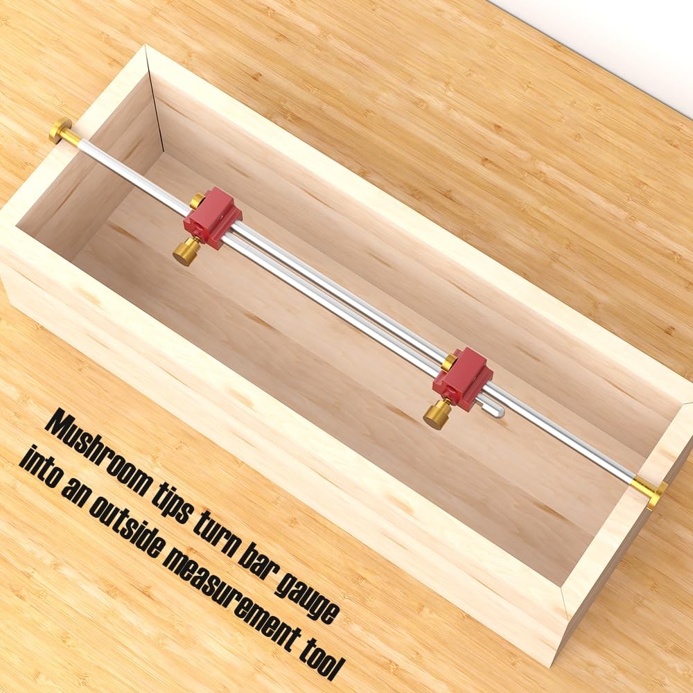 Versatile Modular Bar Gauge System Woodworking Tool Set Inside Outside