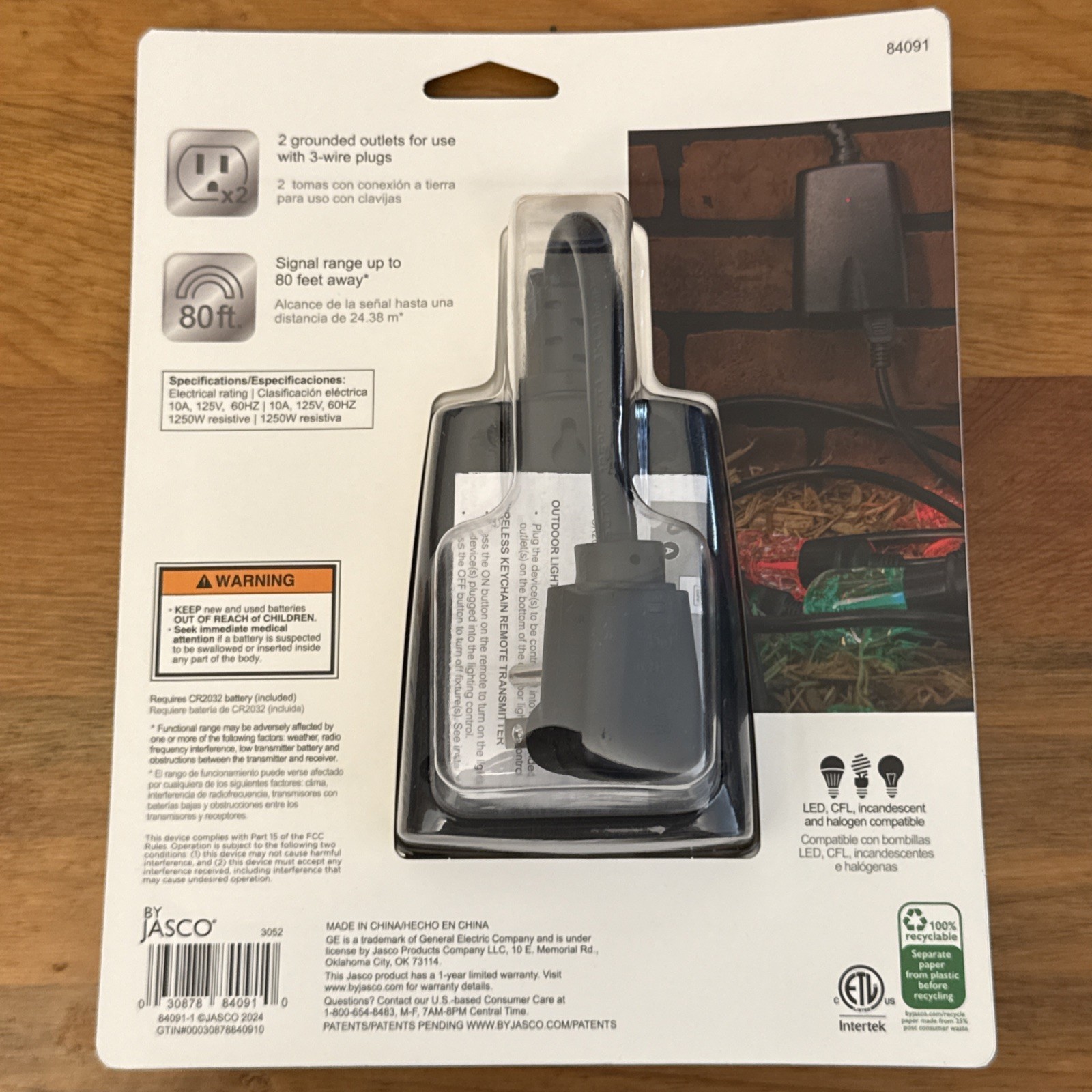 2 Pack Ultra Pro Outdoor Plug in Lighting Control & Wireless Remote New Sealed