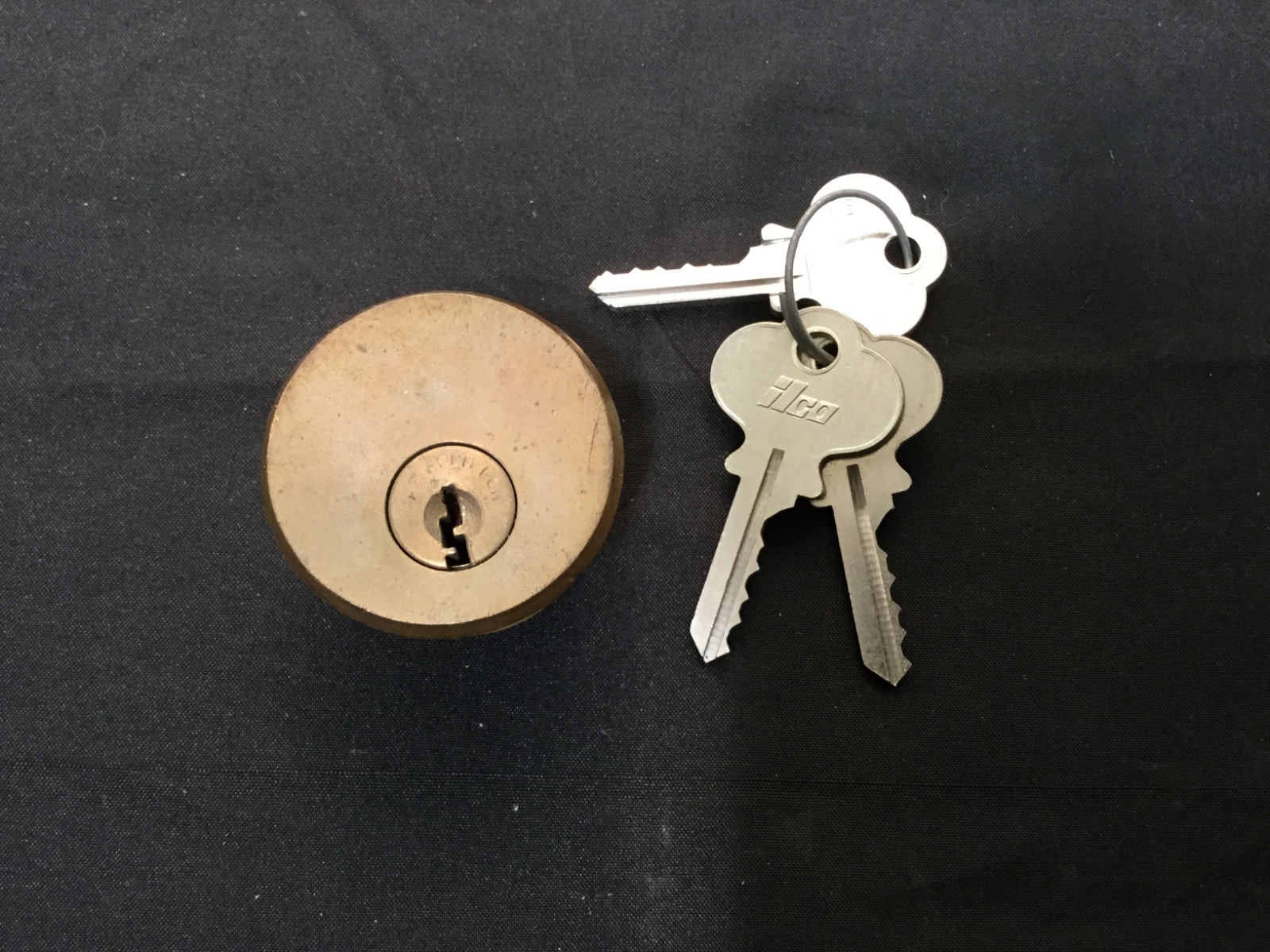 Antique Mortised Cylinder w/ keys - Locksmith