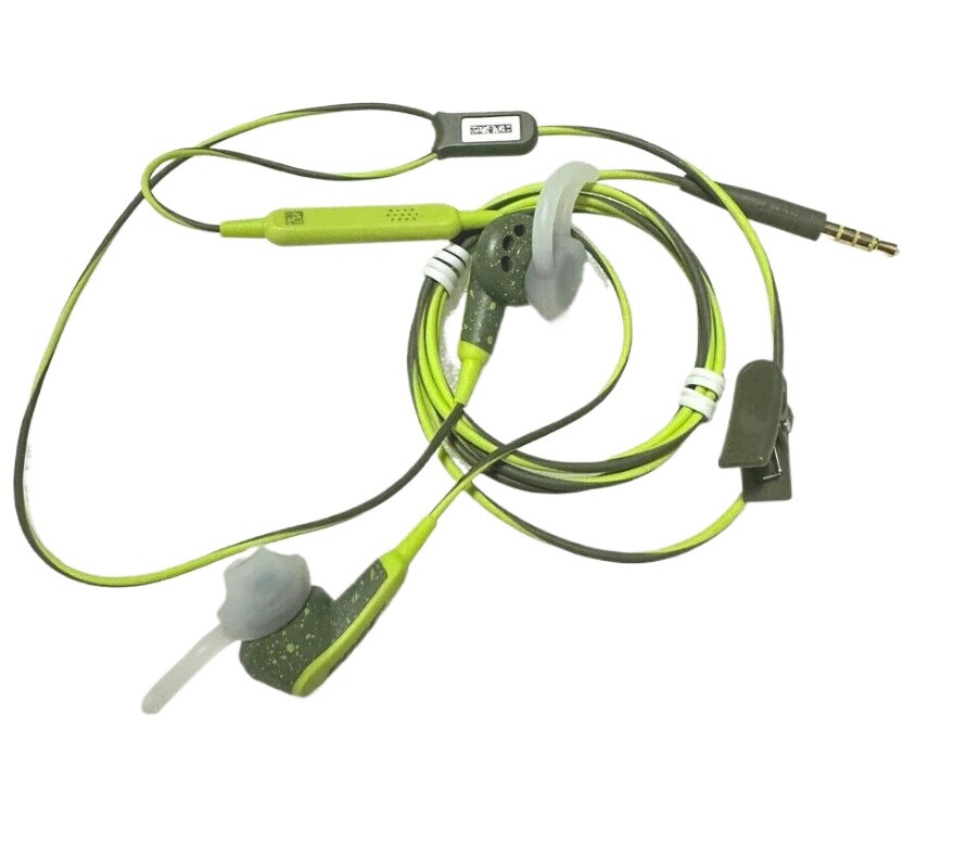 Bose Soundsport In Ear Sport 100% Tested iPhone iOS Headphones Green/Gray