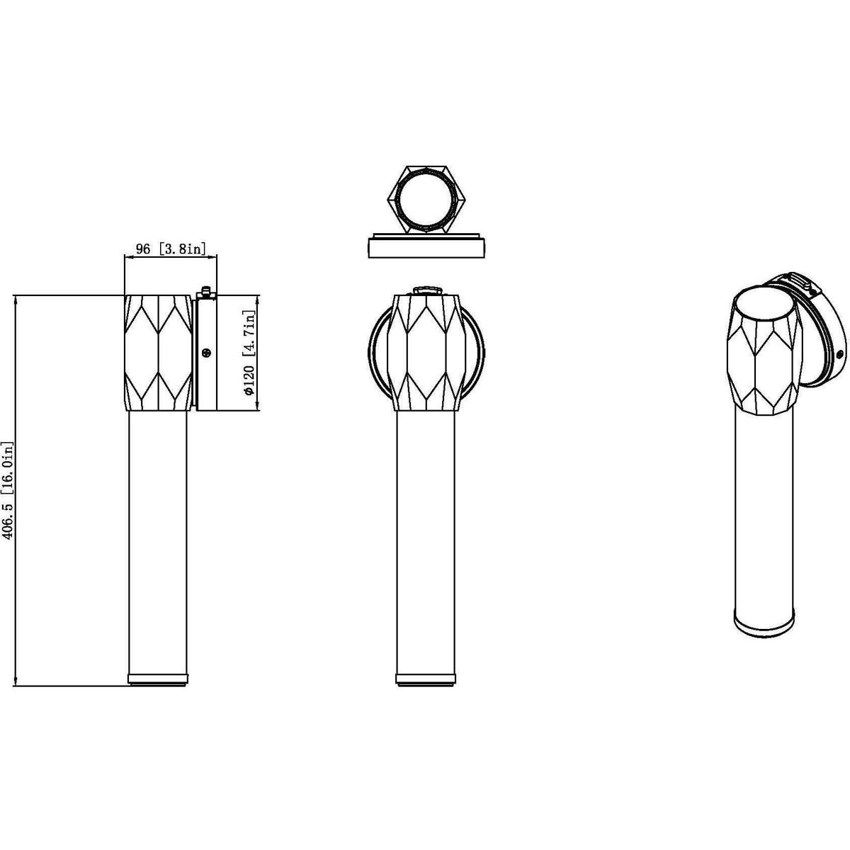 Z-Lite 1010-1S-CH-LED Cooper LED 4.75 inch Chrome Wall Sconce Wall Light