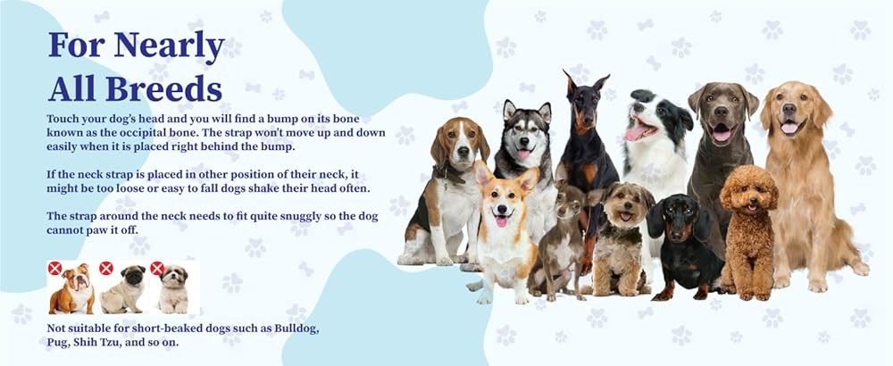 Dog Muzzle for Lar Dogs - Soft Breathable Muzzle for Lar Sized Dog