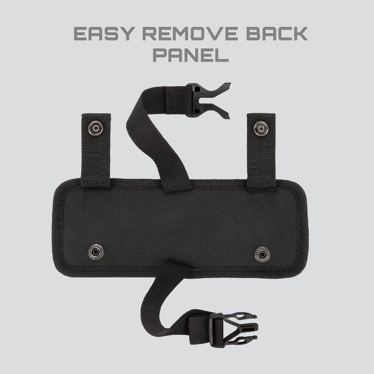Tac-Six™ Detachment Tactical Accessory Pouch, Removable Back Panel, 9"L x 5"W