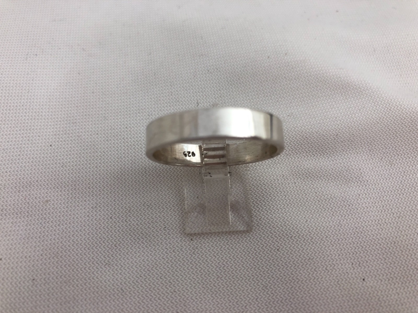 Sterling Silver .925 5mm Wide Flat Wedding Band Ring Sizes 6.5  to 13.5