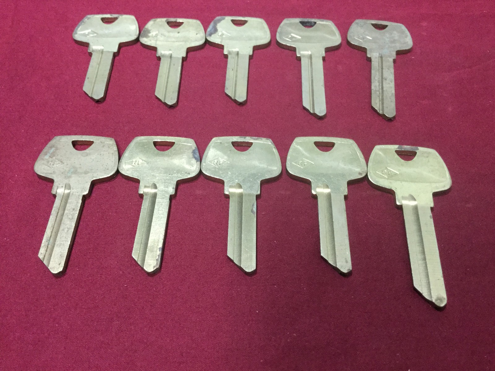 Sargent RL & RF 5 Pin & 6 Pin Key Blanks, Set of 10 - Locksmith