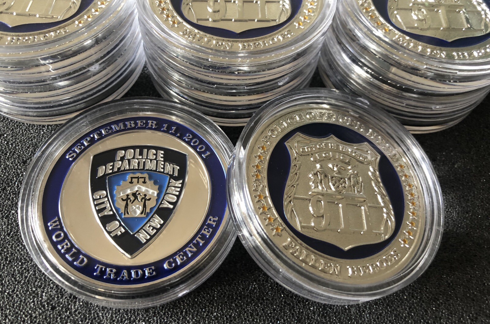 2001 PDNY 911 Challenge Coin Police Department New York