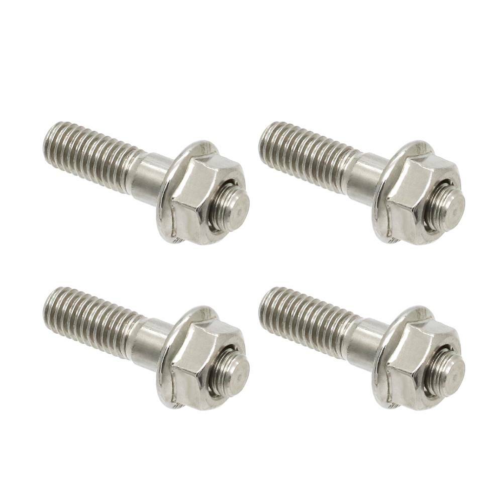 8X M8x35 Stainless Exhaust Studs Flange Nuts For Suzuki Honda Yamaha 92004-1249