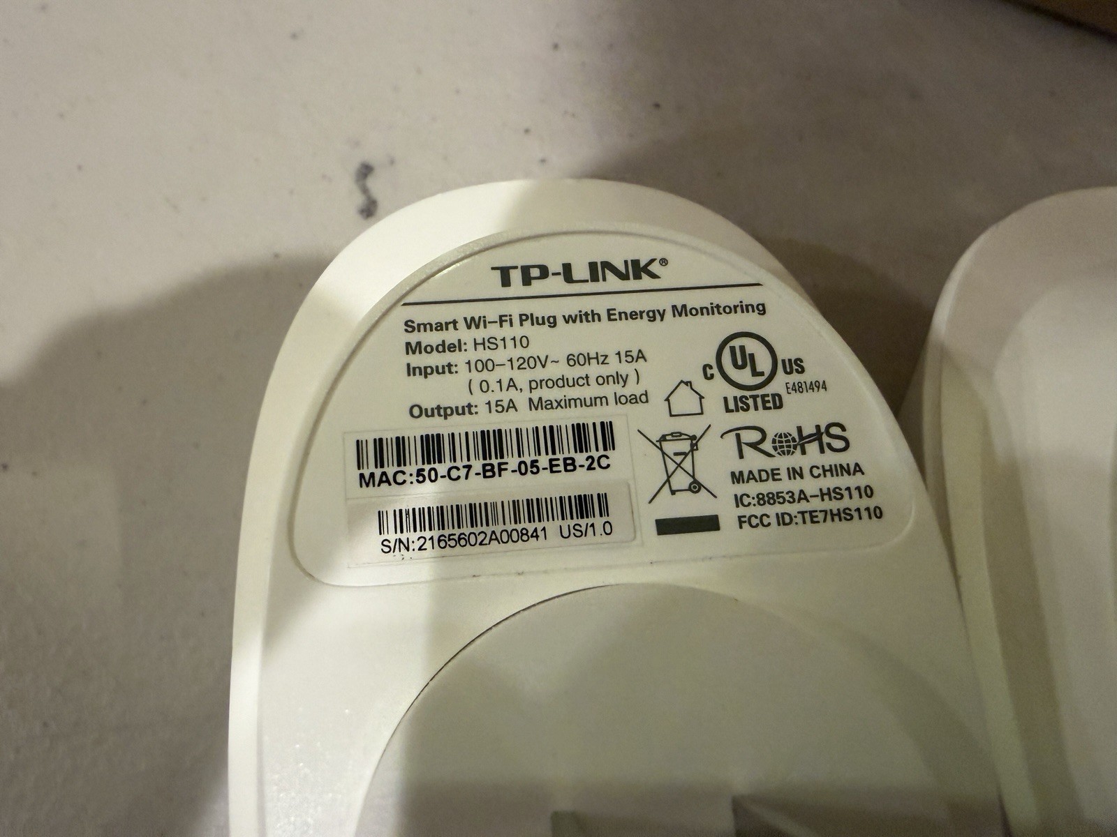 2pcs TP-Link HS110 Smart Plug