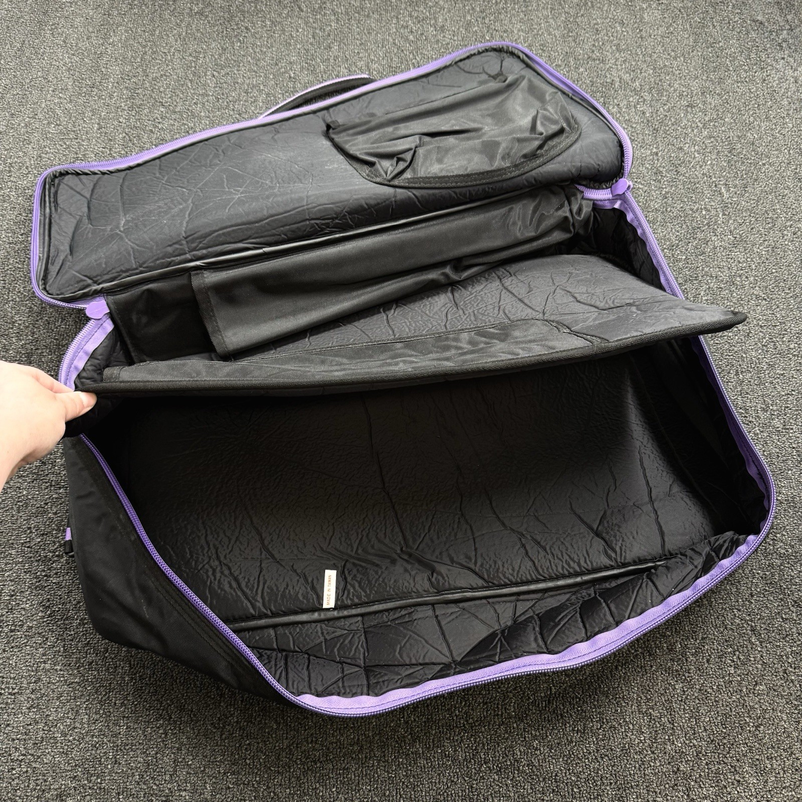 Yamaha SBK 285 Xylophone Bells Bag Carry Case Black Purple Soft Padded Bag Only