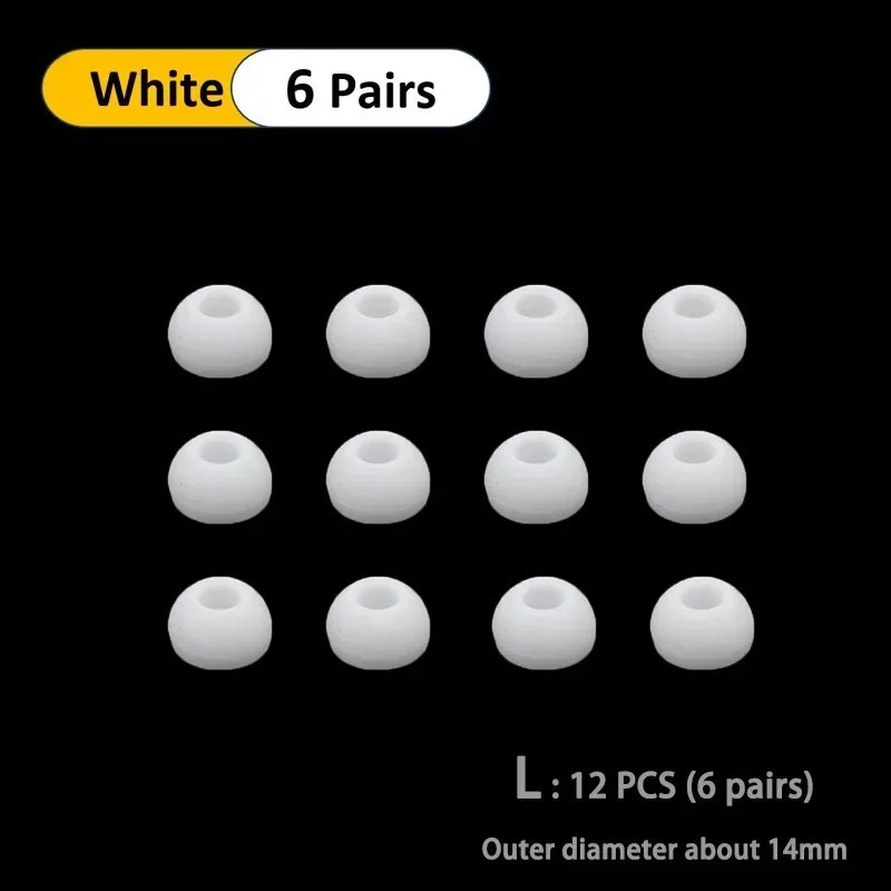 6 For Apple AirPods Pro Earphone Replacement Earbuds Silicone Accessories Covers