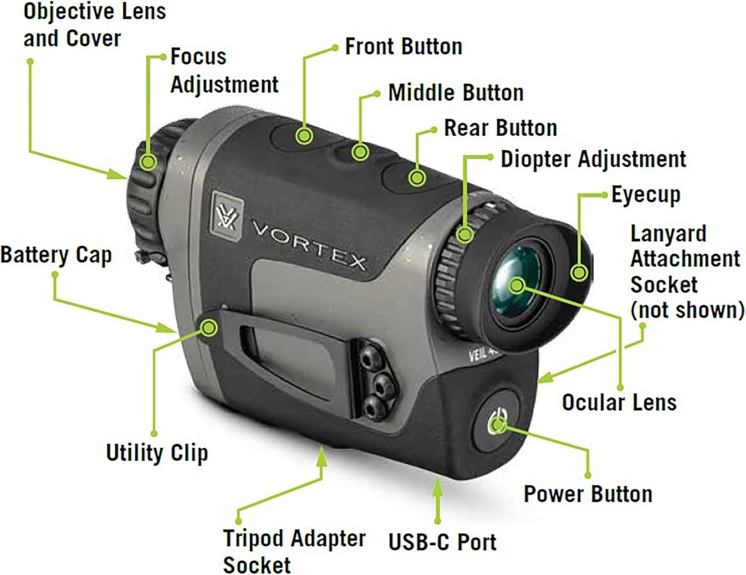 Vortex Optics Veil 400 Thermal Monocular TML-VEIL425