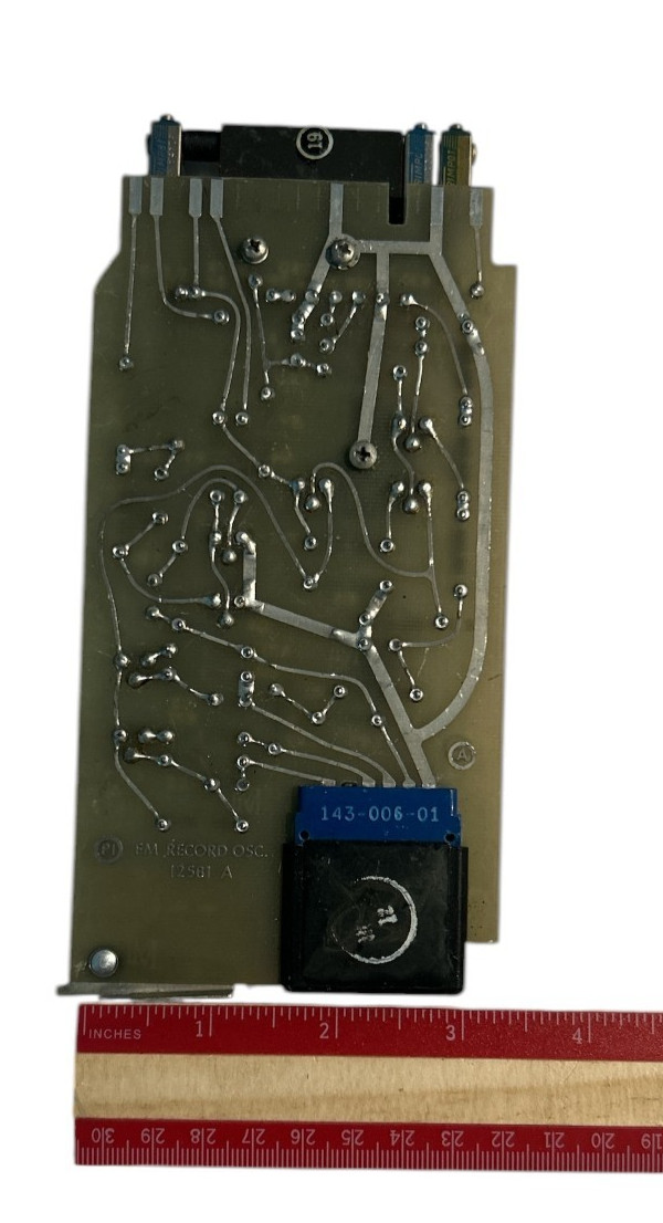 1960S-80S NASA SPACE PROGRAM UNIDENTIFIED CIRCUIT BOARD SER. NO. 1725 A