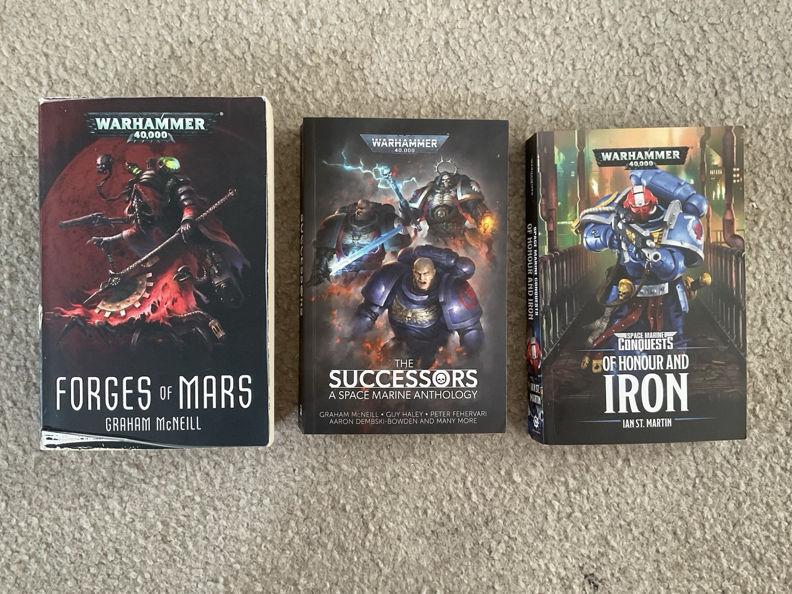 Warhammer 40k Space Marines and Adeptus Astartes Black Library Book Lot