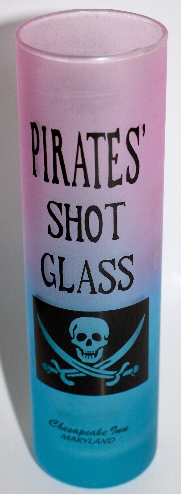 Pirate's Shot Glass 7" Chesapeake Inn Maryland Collectible Shotglass FreeS&H