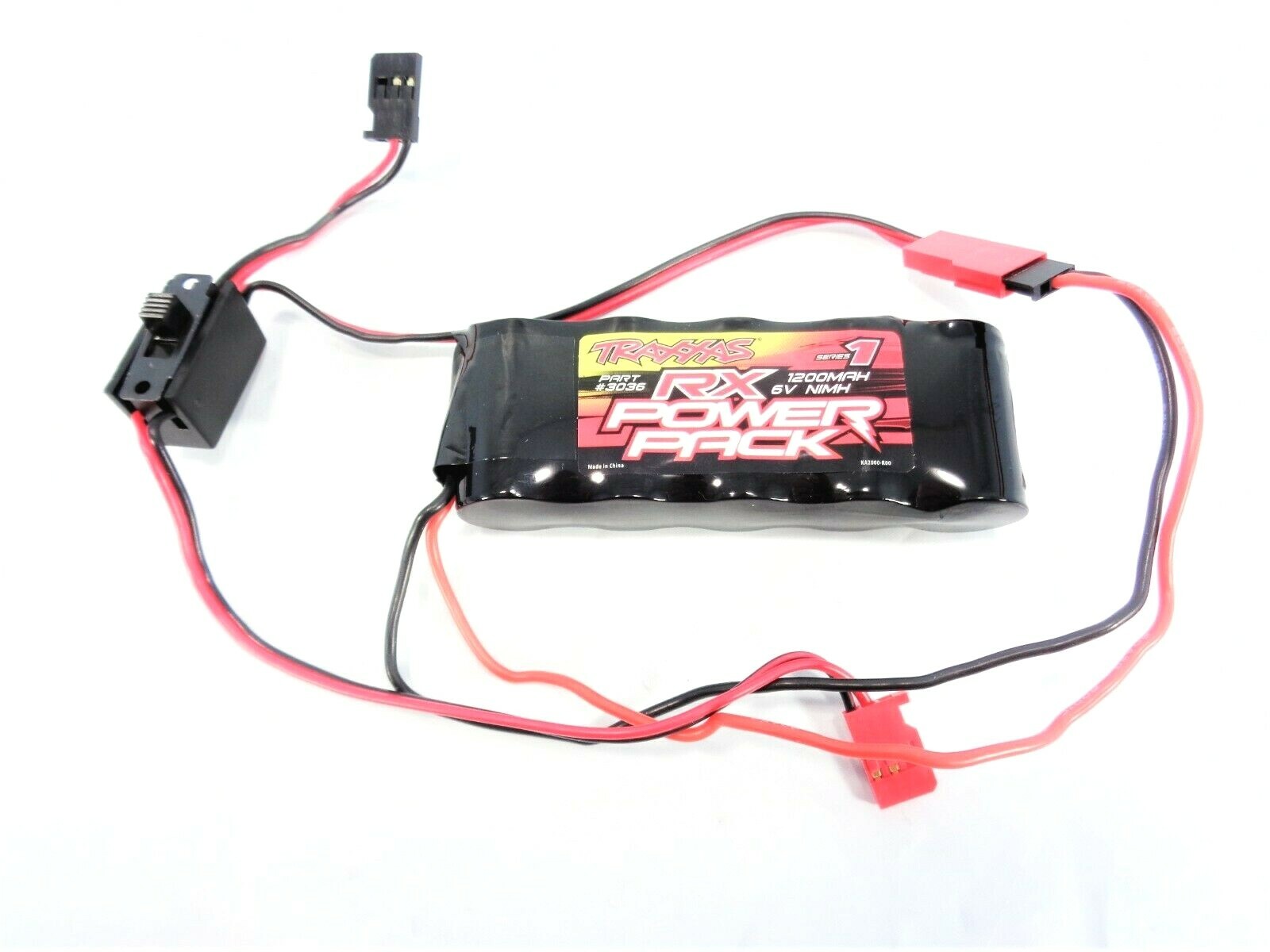 Traxxas Revo 3.3 6v NIMH 1200MAH Receiver Rx Power Pack Battery On/Off Switch