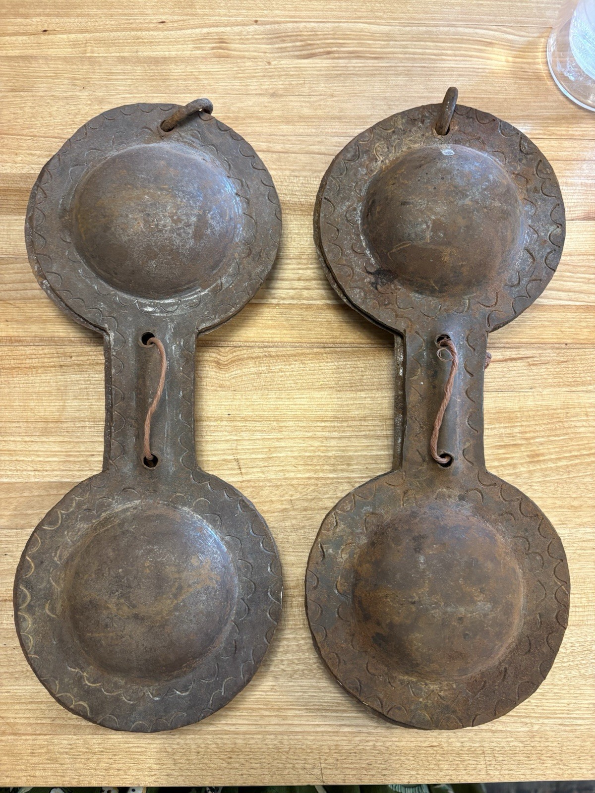 Moroccan Pair Morocco Gnawa Iron Castanets Qaraqueb Qraqeb Xl Castanettes Set 2