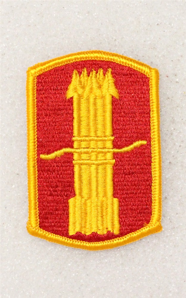 Army patch 5310 - 197th Fires Brigade w/merrowed edge
