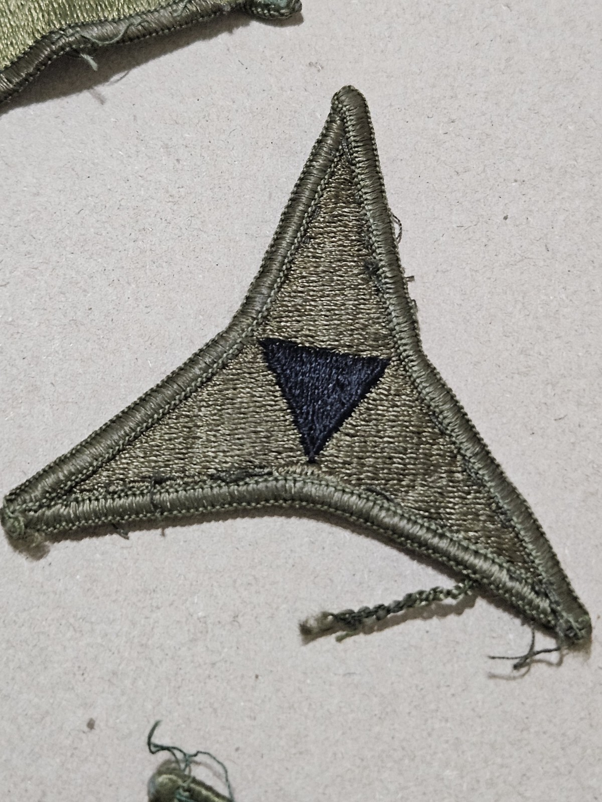 1x  US Army 3rd III Corps Uniform Patch 2 7/8""  Subdued OD America's Hammer
