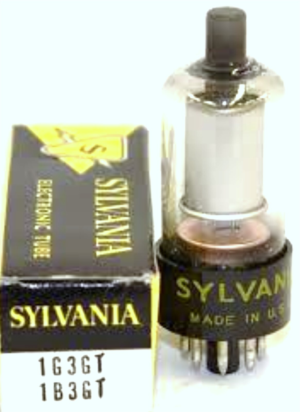 1G3 GTA / 1B3 GT TUBE SYLVANIA NIB TESTED & BOXED VINTAGE COMMERCIAL SURPLUS