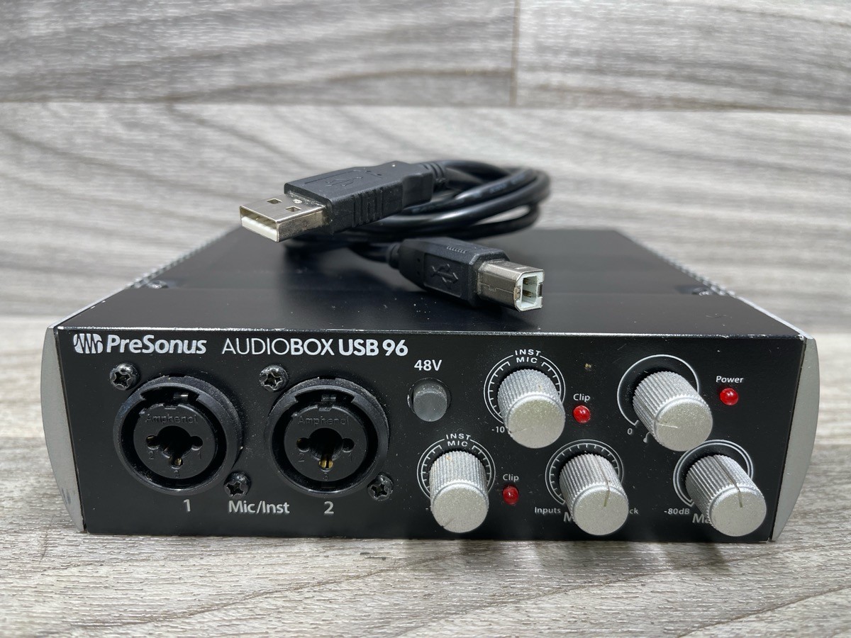 PreSonus AudioBox USB 96 Audio Interface with USB Cable (A1D032981)