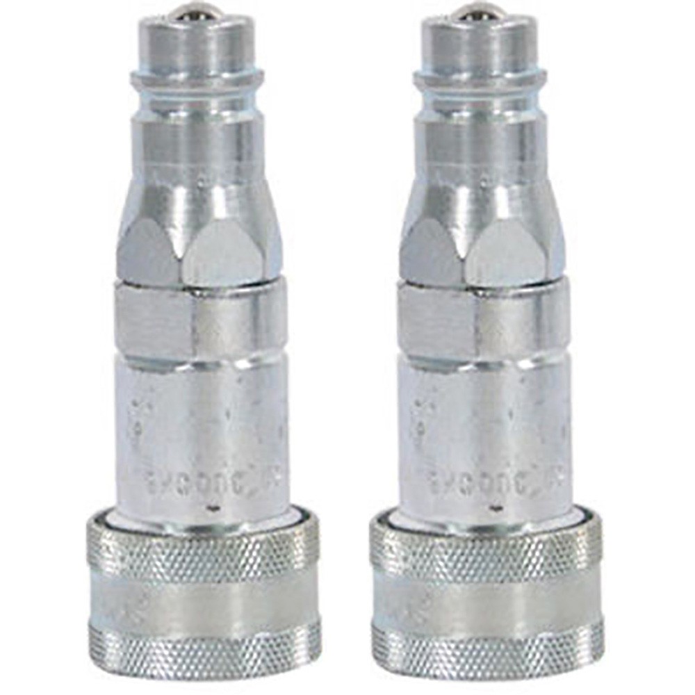 Hydraulic Coupler Adapter Pair Fits John Deere Old Style Fem to ISO Pioneer Male