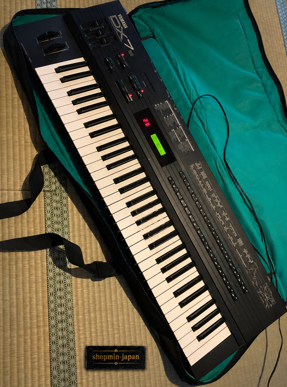 YAMAHA DX7S 61-Key FM Digital Synthesizer w/ Case Pedal ROMs from Japan