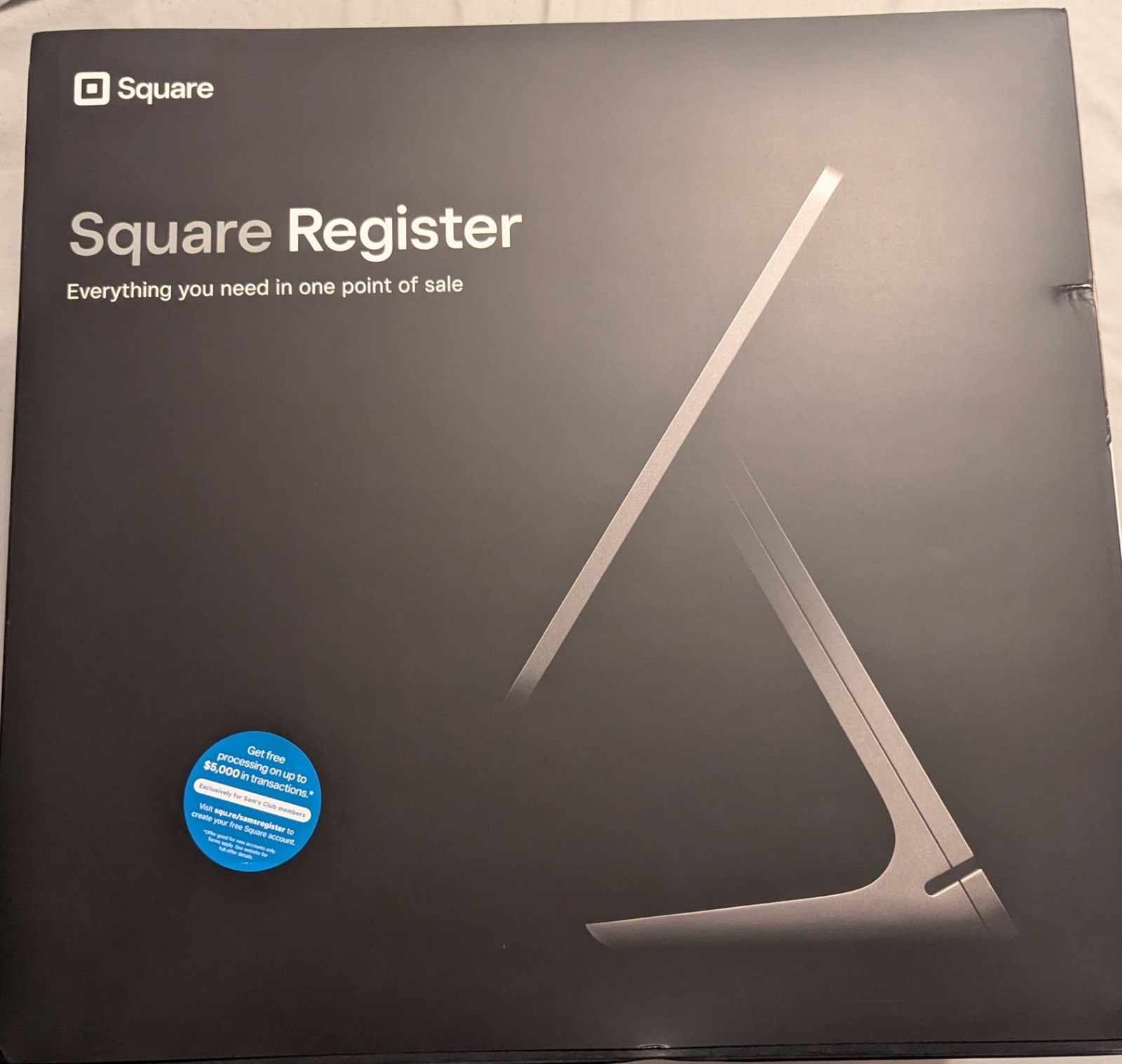 Square Register POS System SPS1-01 with Customer Display SP54-01 SKU-0665-A2