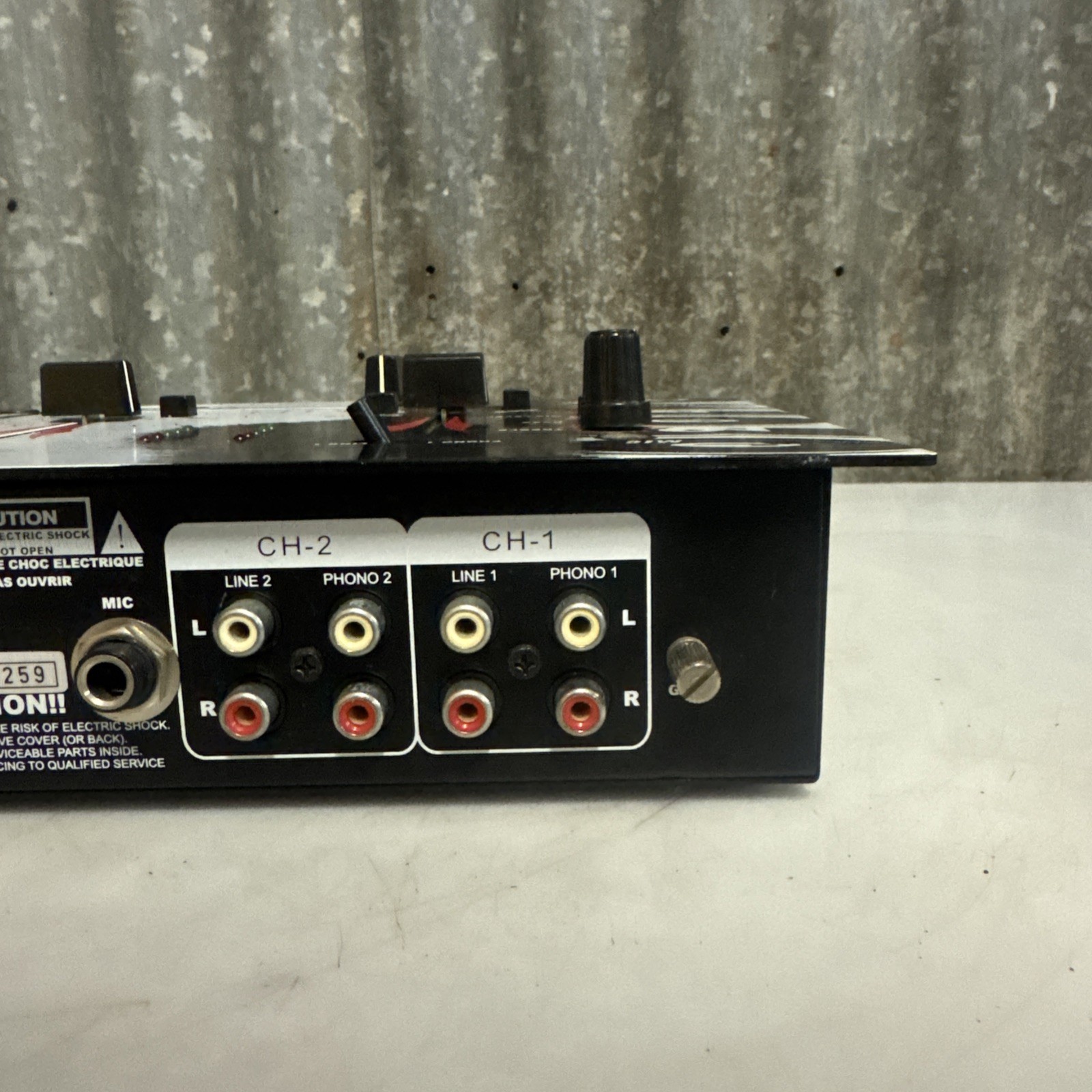 PHONIC DM1030 2 Channel DJ Mixer Rack Mountable