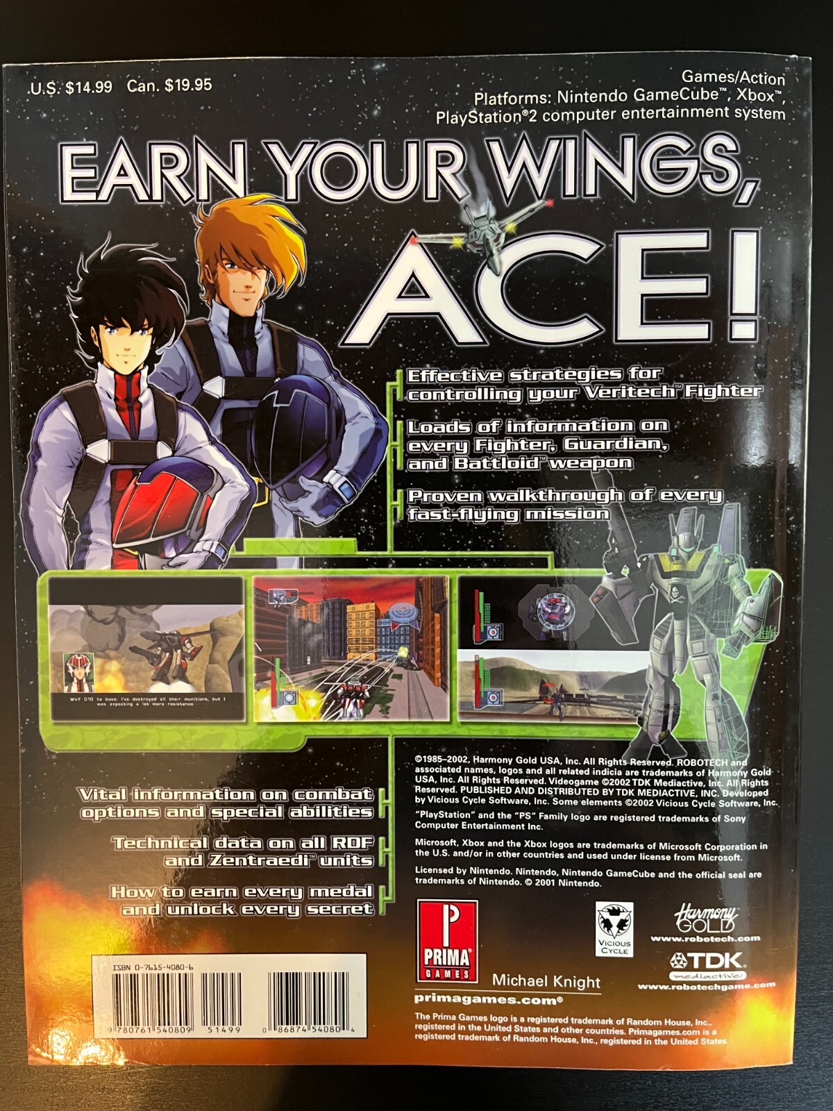 Prima's Official Strategy Guide-Robotech Battlecry