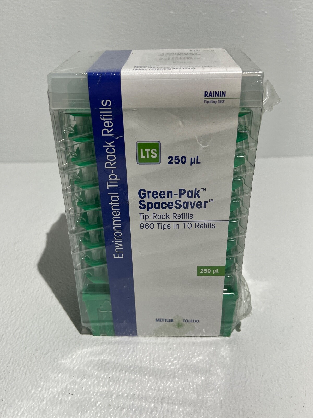 Rainin BioClean 250uL LTS Tips GPS-L250 17005093 960/Tips In 10 Refills