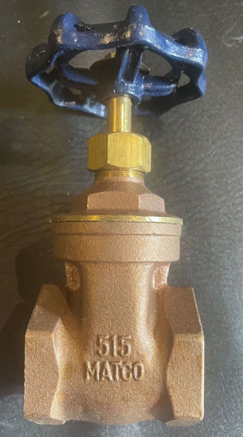 MATCO 125 BRASS 1 1/4" VALVE-NEW! 1.25" BRASS VALVE-#515
