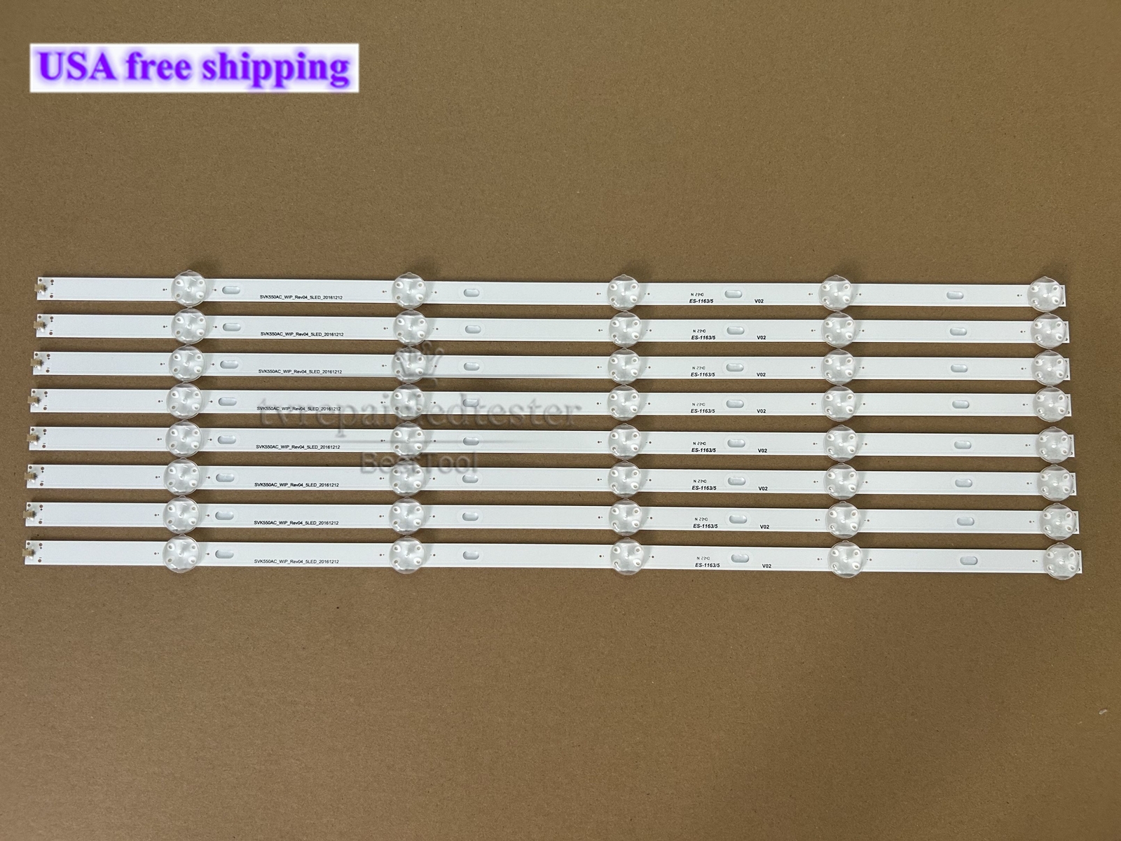LED Backlight Strip(8) For Toshiba SVK550AC1 55LF621U19 55LF711U20 55L711U18
