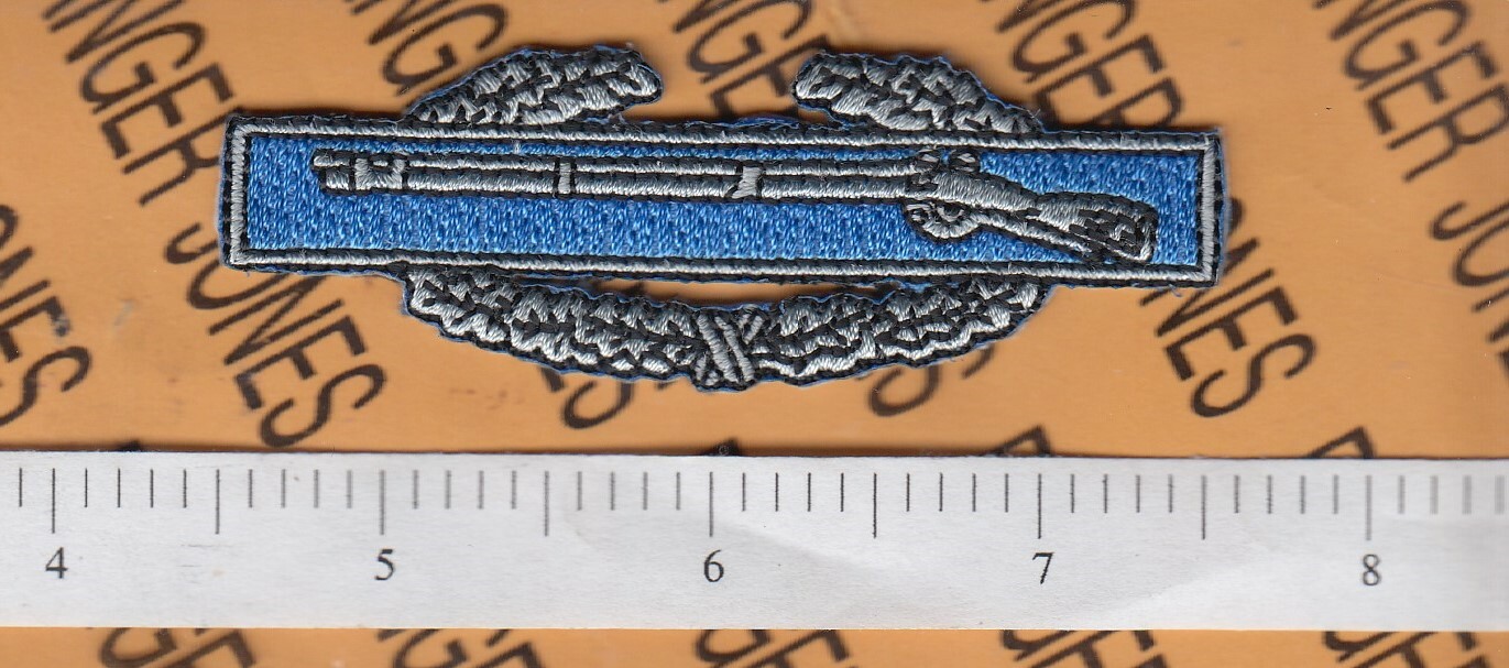 US Army Combat Infantrymans Badge CIB 3" qualification cloth patch c/e